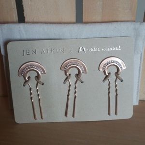 Chloe + Isabel Small Crystal Pavé Fan Pin Set